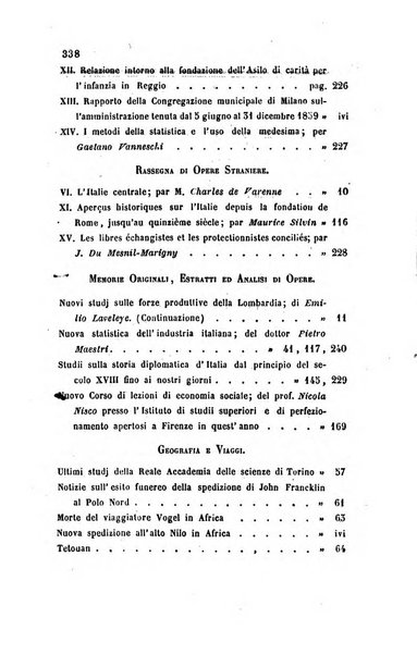 Annali universali di statistica, economia pubblica, legislazione, storia, viaggi e commercio