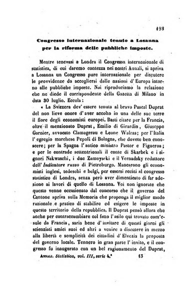 Annali universali di statistica, economia pubblica, legislazione, storia, viaggi e commercio