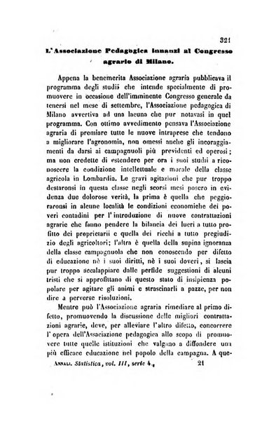 Annali universali di statistica, economia pubblica, legislazione, storia, viaggi e commercio