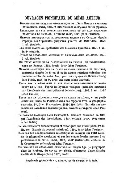 L'annee geographique revue annuelle des voyages de terre et de mer ainsi que des explorations, missions, relations et publications relatives aux sciences geographiques et ethnographiques