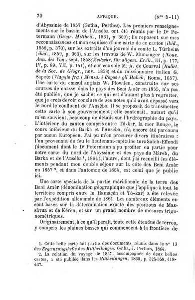 L'annee geographique revue annuelle des voyages de terre et de mer ainsi que des explorations, missions, relations et publications relatives aux sciences geographiques et ethnographiques