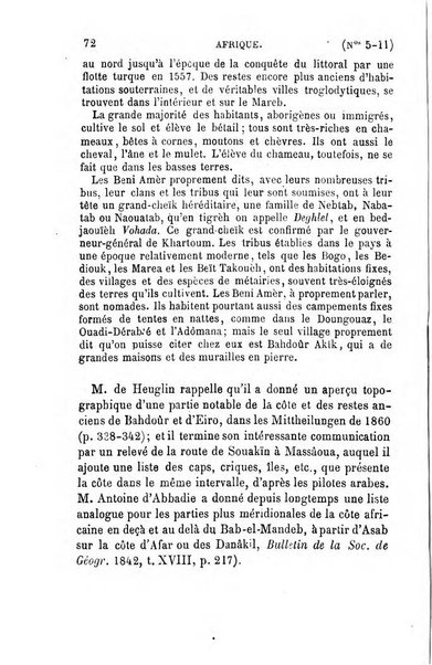 L'annee geographique revue annuelle des voyages de terre et de mer ainsi que des explorations, missions, relations et publications relatives aux sciences geographiques et ethnographiques