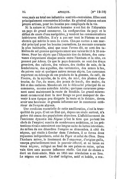 L'annee geographique revue annuelle des voyages de terre et de mer ainsi que des explorations, missions, relations et publications relatives aux sciences geographiques et ethnographiques