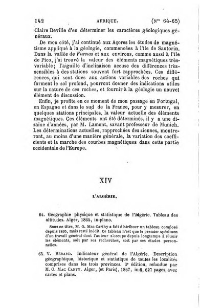 L'annee geographique revue annuelle des voyages de terre et de mer ainsi que des explorations, missions, relations et publications relatives aux sciences geographiques et ethnographiques