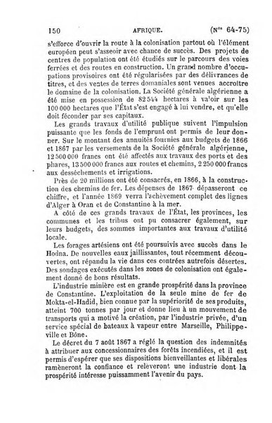 L'annee geographique revue annuelle des voyages de terre et de mer ainsi que des explorations, missions, relations et publications relatives aux sciences geographiques et ethnographiques