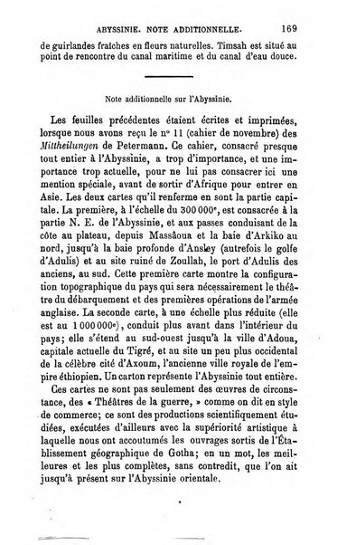 L'annee geographique revue annuelle des voyages de terre et de mer ainsi que des explorations, missions, relations et publications relatives aux sciences geographiques et ethnographiques