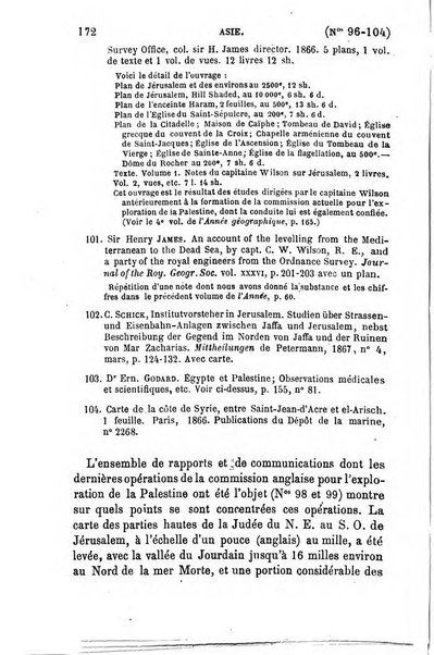 L'annee geographique revue annuelle des voyages de terre et de mer ainsi que des explorations, missions, relations et publications relatives aux sciences geographiques et ethnographiques