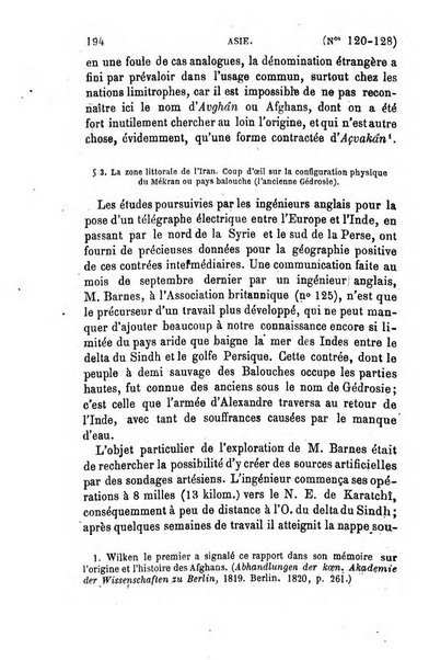 L'annee geographique revue annuelle des voyages de terre et de mer ainsi que des explorations, missions, relations et publications relatives aux sciences geographiques et ethnographiques