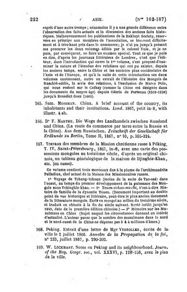 L'annee geographique revue annuelle des voyages de terre et de mer ainsi que des explorations, missions, relations et publications relatives aux sciences geographiques et ethnographiques