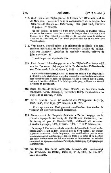 L'annee geographique revue annuelle des voyages de terre et de mer ainsi que des explorations, missions, relations et publications relatives aux sciences geographiques et ethnographiques