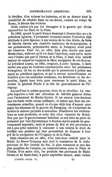 L'annee geographique revue annuelle des voyages de terre et de mer ainsi que des explorations, missions, relations et publications relatives aux sciences geographiques et ethnographiques