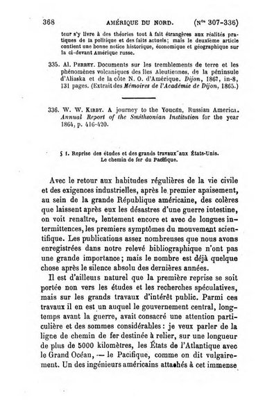 L'annee geographique revue annuelle des voyages de terre et de mer ainsi que des explorations, missions, relations et publications relatives aux sciences geographiques et ethnographiques