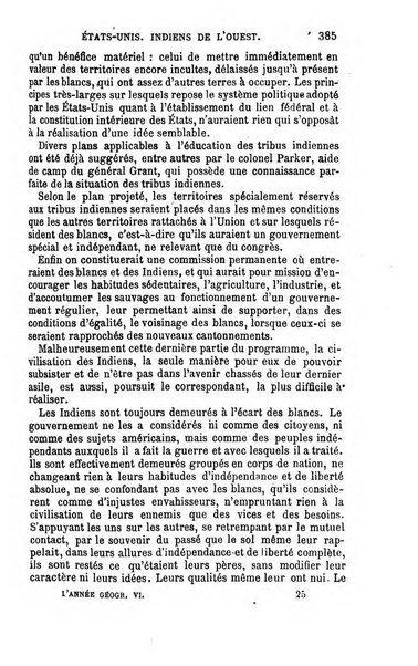 L'annee geographique revue annuelle des voyages de terre et de mer ainsi que des explorations, missions, relations et publications relatives aux sciences geographiques et ethnographiques