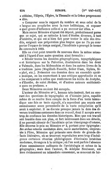 L'annee geographique revue annuelle des voyages de terre et de mer ainsi que des explorations, missions, relations et publications relatives aux sciences geographiques et ethnographiques