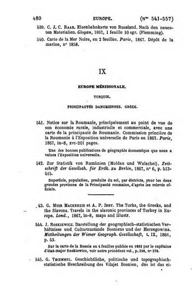 L'annee geographique revue annuelle des voyages de terre et de mer ainsi que des explorations, missions, relations et publications relatives aux sciences geographiques et ethnographiques