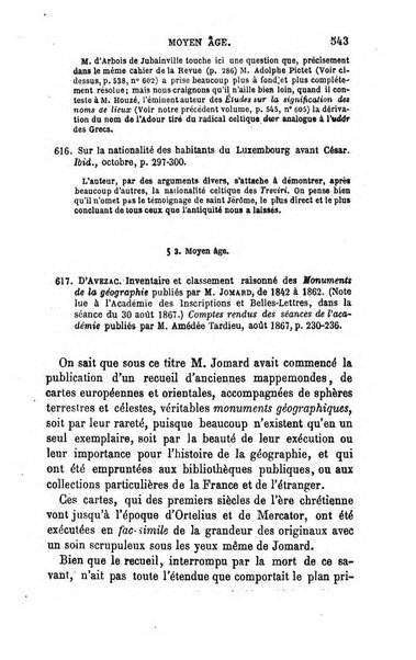 L'annee geographique revue annuelle des voyages de terre et de mer ainsi que des explorations, missions, relations et publications relatives aux sciences geographiques et ethnographiques