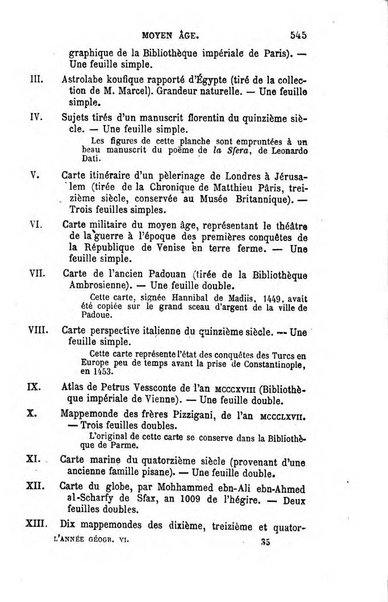 L'annee geographique revue annuelle des voyages de terre et de mer ainsi que des explorations, missions, relations et publications relatives aux sciences geographiques et ethnographiques