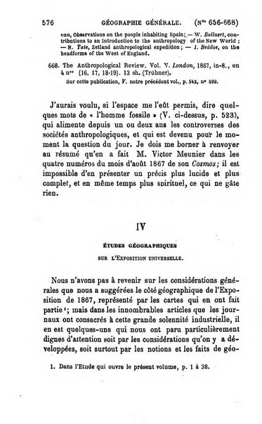 L'annee geographique revue annuelle des voyages de terre et de mer ainsi que des explorations, missions, relations et publications relatives aux sciences geographiques et ethnographiques