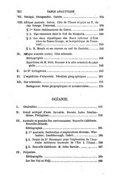 L'annee geographique revue annuelle des voyages de terre et de mer ainsi que des explorations, missions, relations et publications relatives aux sciences geographiques et ethnographiques