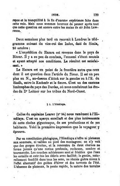 L'annee geographique revue annuelle des voyages de terre et de mer ainsi que des explorations, missions, relations et publications relatives aux sciences geographiques et ethnographiques