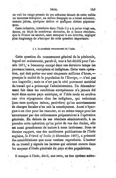 L'annee geographique revue annuelle des voyages de terre et de mer ainsi que des explorations, missions, relations et publications relatives aux sciences geographiques et ethnographiques