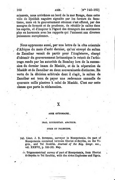 L'annee geographique revue annuelle des voyages de terre et de mer ainsi que des explorations, missions, relations et publications relatives aux sciences geographiques et ethnographiques