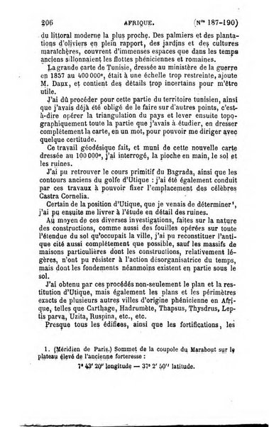 L'annee geographique revue annuelle des voyages de terre et de mer ainsi que des explorations, missions, relations et publications relatives aux sciences geographiques et ethnographiques