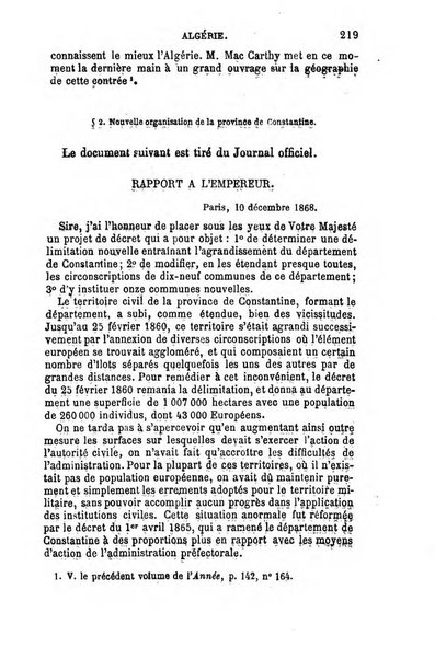 L'annee geographique revue annuelle des voyages de terre et de mer ainsi que des explorations, missions, relations et publications relatives aux sciences geographiques et ethnographiques