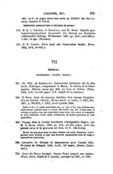 L'annee geographique revue annuelle des voyages de terre et de mer ainsi que des explorations, missions, relations et publications relatives aux sciences geographiques et ethnographiques