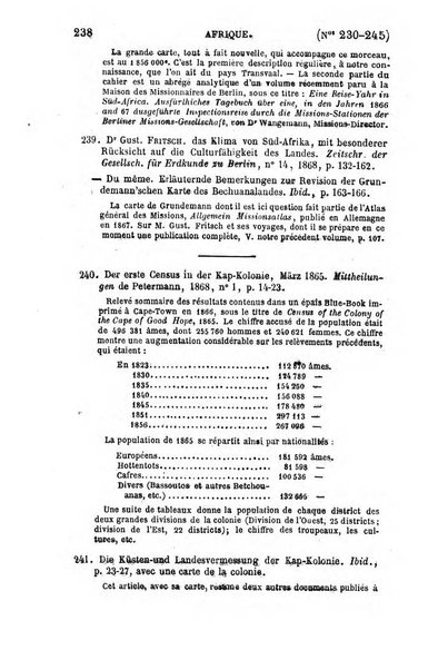 L'annee geographique revue annuelle des voyages de terre et de mer ainsi que des explorations, missions, relations et publications relatives aux sciences geographiques et ethnographiques