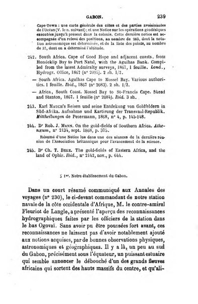 L'annee geographique revue annuelle des voyages de terre et de mer ainsi que des explorations, missions, relations et publications relatives aux sciences geographiques et ethnographiques