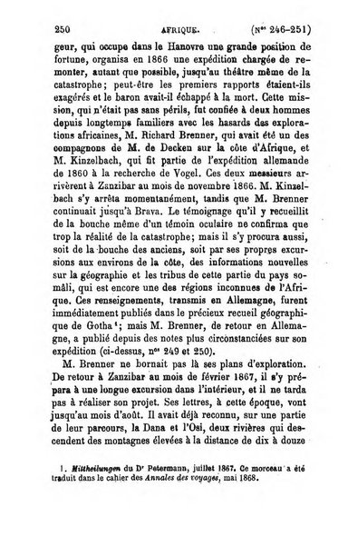 L'annee geographique revue annuelle des voyages de terre et de mer ainsi que des explorations, missions, relations et publications relatives aux sciences geographiques et ethnographiques