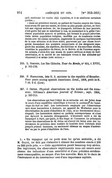 L'annee geographique revue annuelle des voyages de terre et de mer ainsi que des explorations, missions, relations et publications relatives aux sciences geographiques et ethnographiques