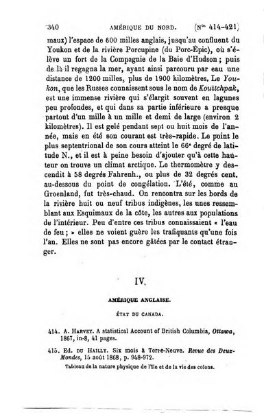 L'annee geographique revue annuelle des voyages de terre et de mer ainsi que des explorations, missions, relations et publications relatives aux sciences geographiques et ethnographiques