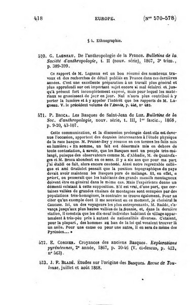 L'annee geographique revue annuelle des voyages de terre et de mer ainsi que des explorations, missions, relations et publications relatives aux sciences geographiques et ethnographiques