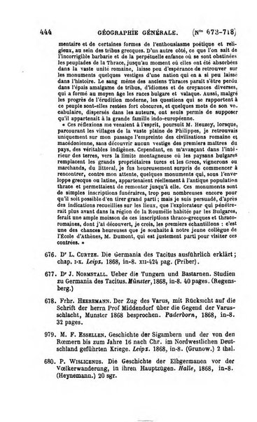 L'annee geographique revue annuelle des voyages de terre et de mer ainsi que des explorations, missions, relations et publications relatives aux sciences geographiques et ethnographiques