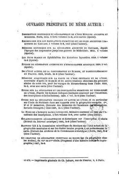 L'annee geographique revue annuelle des voyages de terre et de mer ainsi que des explorations, missions, relations et publications relatives aux sciences geographiques et ethnographiques