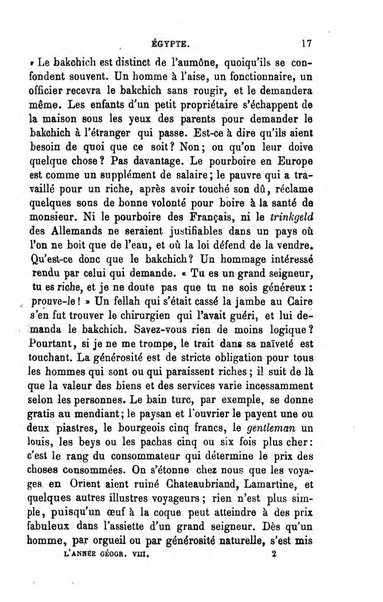 L'annee geographique revue annuelle des voyages de terre et de mer ainsi que des explorations, missions, relations et publications relatives aux sciences geographiques et ethnographiques