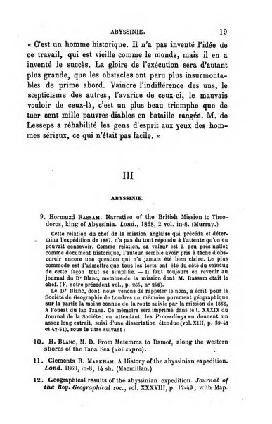 L'annee geographique revue annuelle des voyages de terre et de mer ainsi que des explorations, missions, relations et publications relatives aux sciences geographiques et ethnographiques