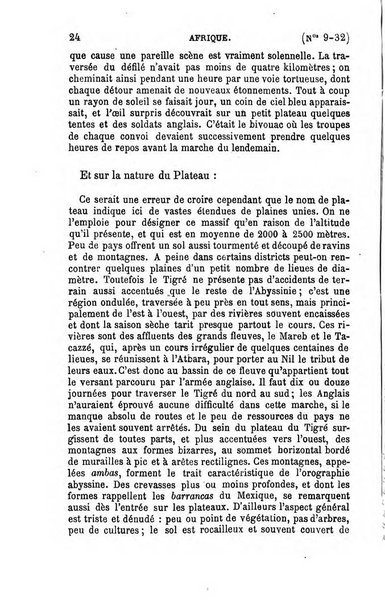 L'annee geographique revue annuelle des voyages de terre et de mer ainsi que des explorations, missions, relations et publications relatives aux sciences geographiques et ethnographiques