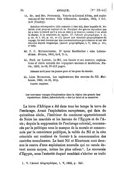 L'annee geographique revue annuelle des voyages de terre et de mer ainsi que des explorations, missions, relations et publications relatives aux sciences geographiques et ethnographiques