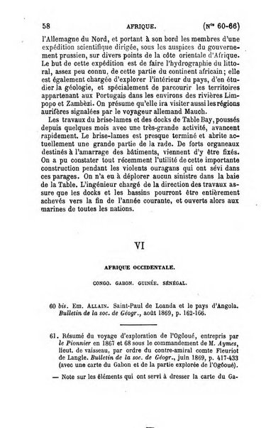 L'annee geographique revue annuelle des voyages de terre et de mer ainsi que des explorations, missions, relations et publications relatives aux sciences geographiques et ethnographiques