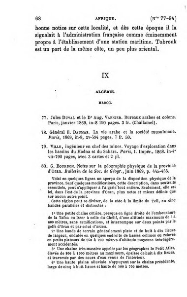 L'annee geographique revue annuelle des voyages de terre et de mer ainsi que des explorations, missions, relations et publications relatives aux sciences geographiques et ethnographiques