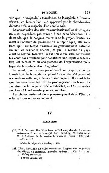 L'annee geographique revue annuelle des voyages de terre et de mer ainsi que des explorations, missions, relations et publications relatives aux sciences geographiques et ethnographiques