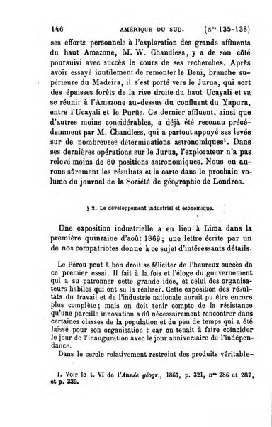 L'annee geographique revue annuelle des voyages de terre et de mer ainsi que des explorations, missions, relations et publications relatives aux sciences geographiques et ethnographiques