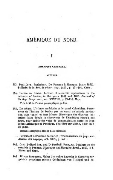 L'annee geographique revue annuelle des voyages de terre et de mer ainsi que des explorations, missions, relations et publications relatives aux sciences geographiques et ethnographiques