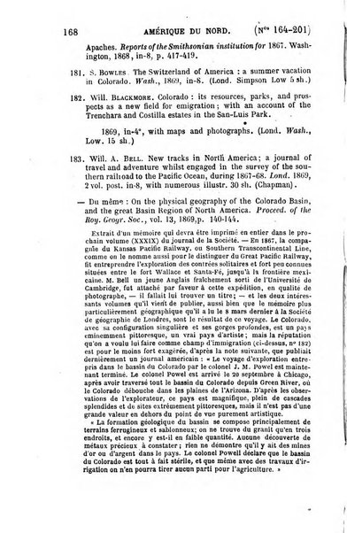 L'annee geographique revue annuelle des voyages de terre et de mer ainsi que des explorations, missions, relations et publications relatives aux sciences geographiques et ethnographiques