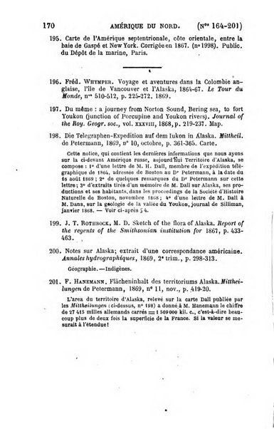 L'annee geographique revue annuelle des voyages de terre et de mer ainsi que des explorations, missions, relations et publications relatives aux sciences geographiques et ethnographiques