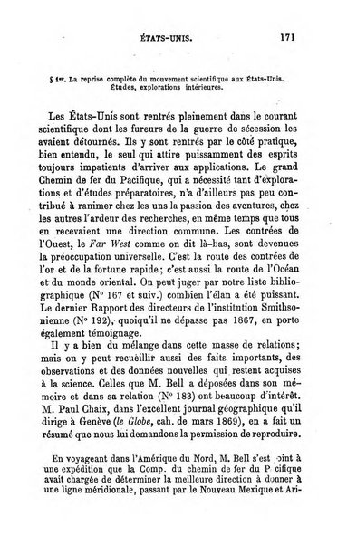 L'annee geographique revue annuelle des voyages de terre et de mer ainsi que des explorations, missions, relations et publications relatives aux sciences geographiques et ethnographiques