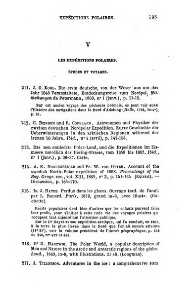 L'annee geographique revue annuelle des voyages de terre et de mer ainsi que des explorations, missions, relations et publications relatives aux sciences geographiques et ethnographiques